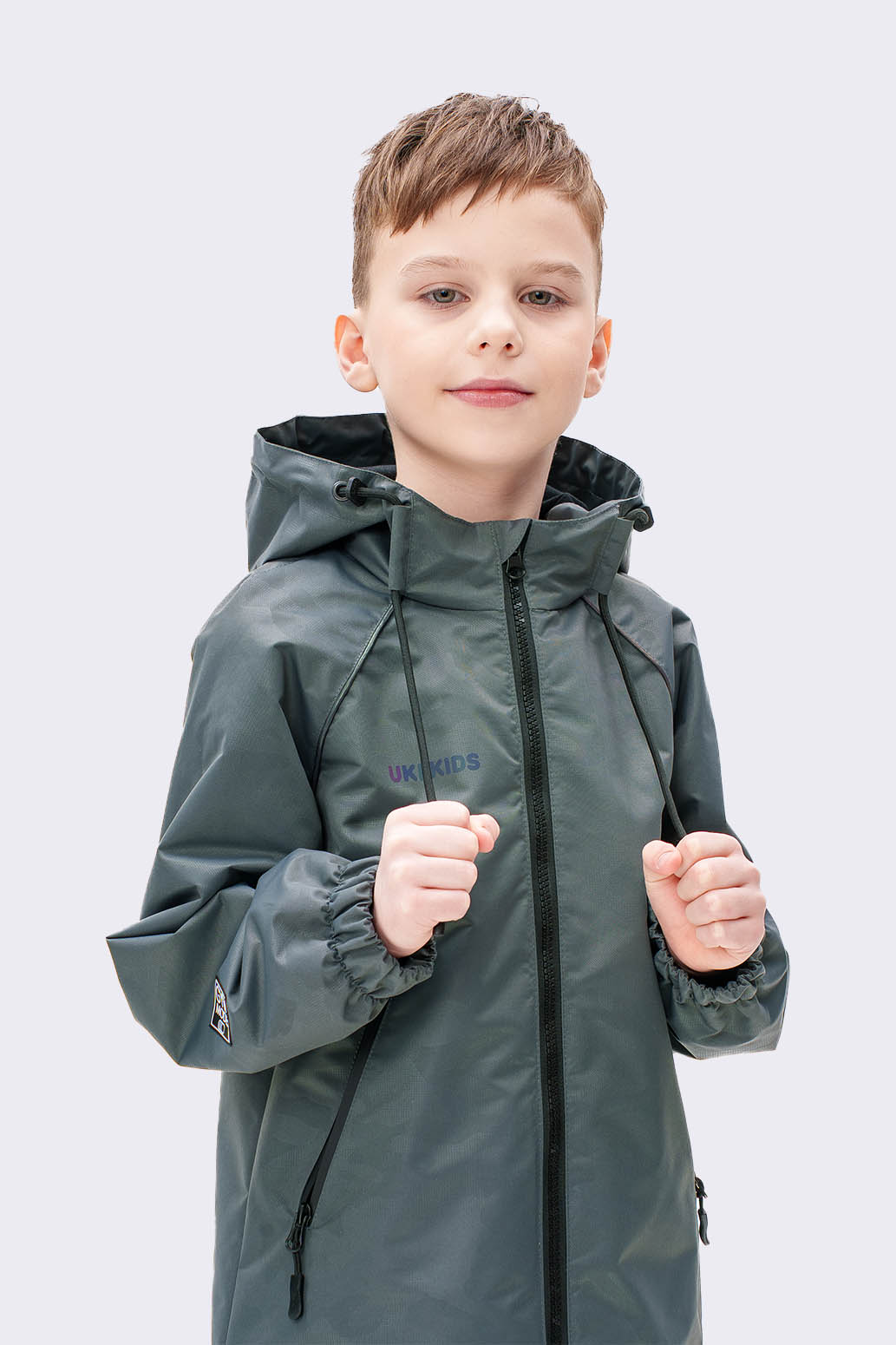 Ветровка для мальчика на кулирке "Ультрамарин" Слайд (2)