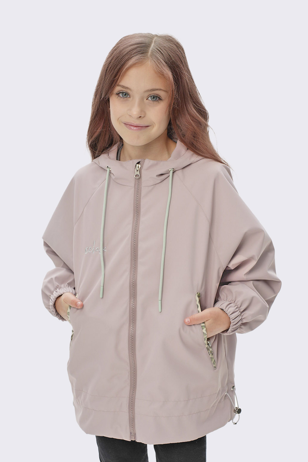 Ветровка для девочки на флисе "Ландыш" Слайд (1)