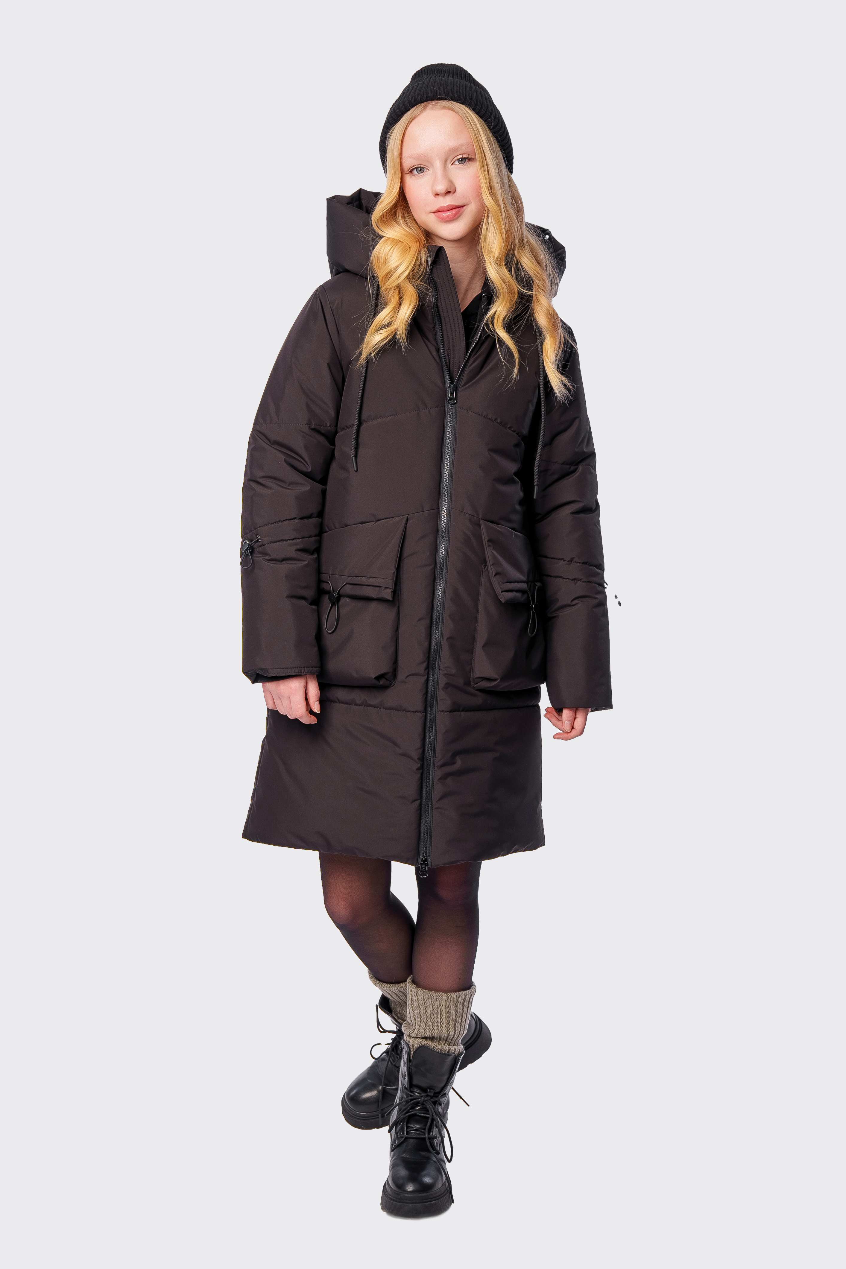 Пальто для девочки "Айвори"  Слайд (3)