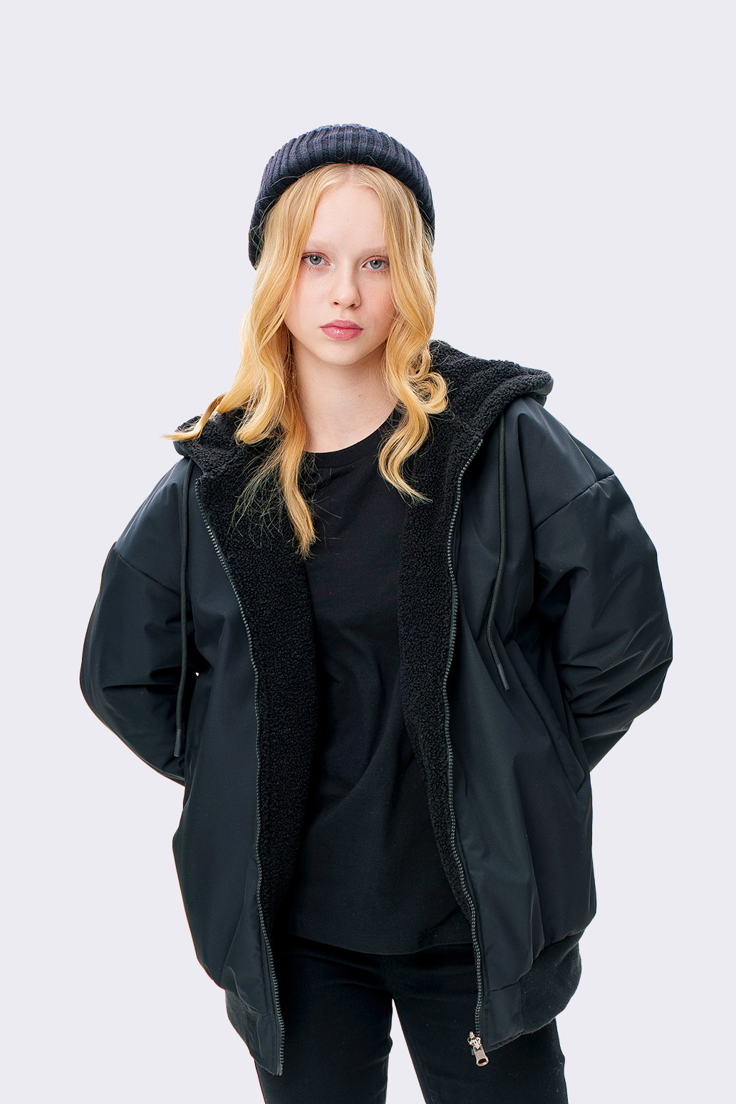 Бомбер для девочки двухсторонний "Джен" Слайд (2)