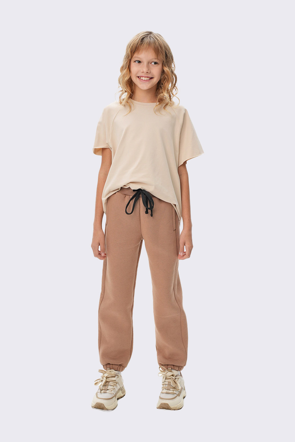 Брюки из футера "Дюна" Слайд (1)