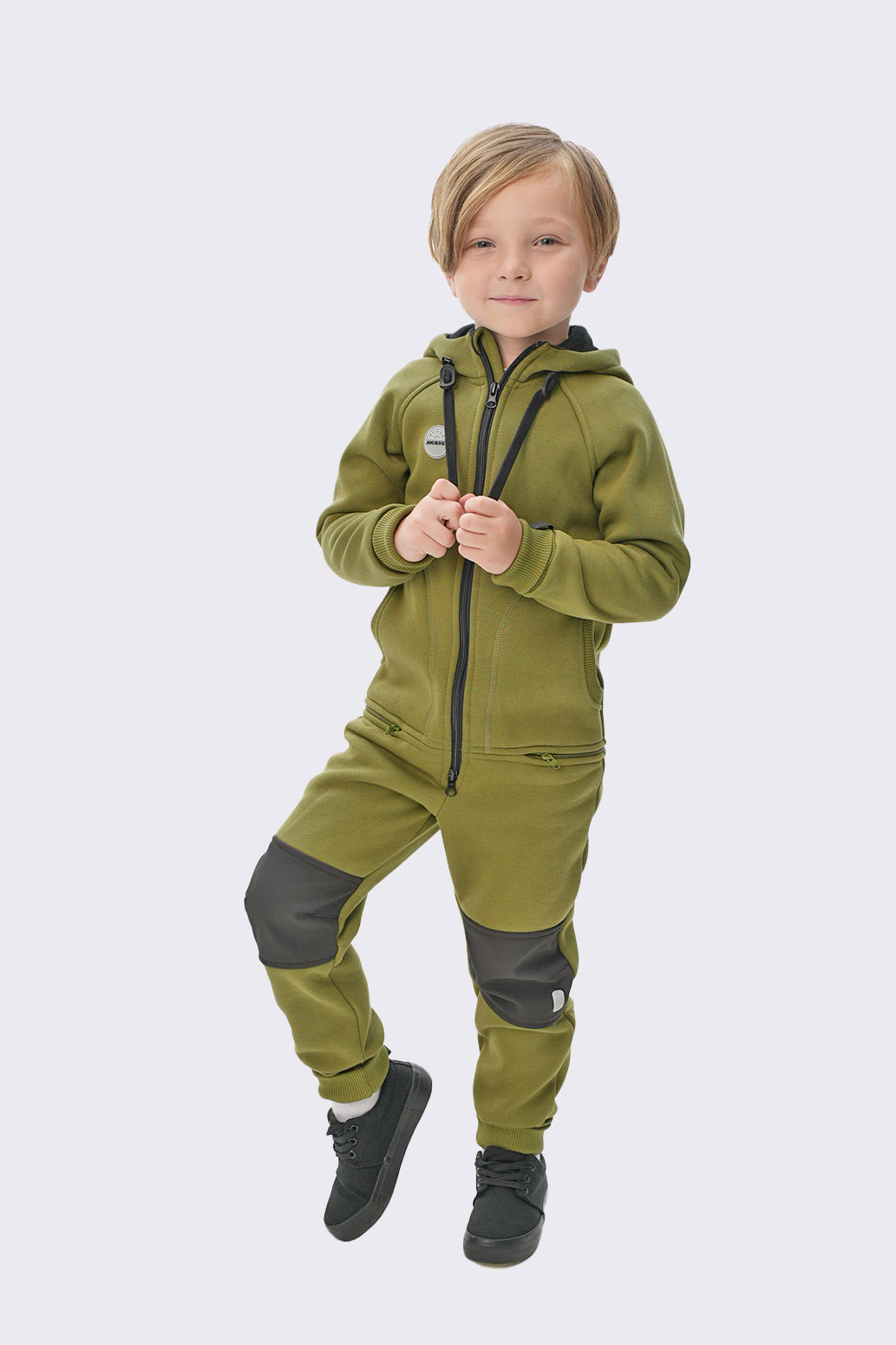 Комбинезон из футера "Пазлы" Слайд (1)