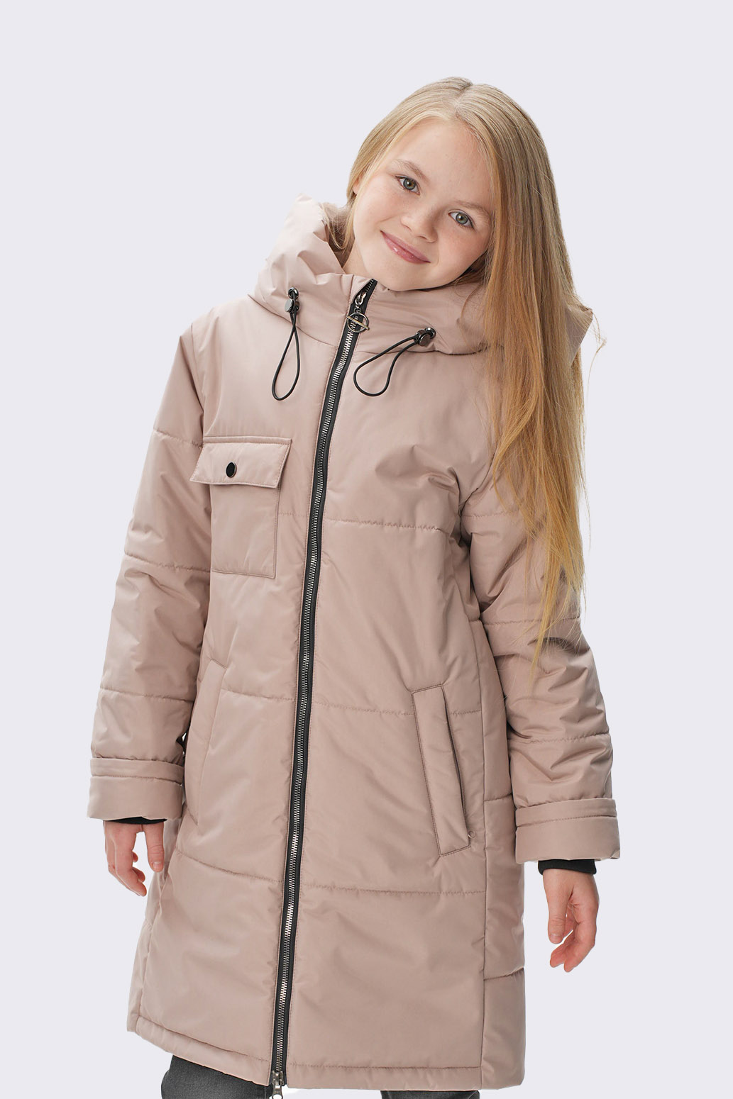 Пальто для девочки "Жемчуг" Слайд (1)