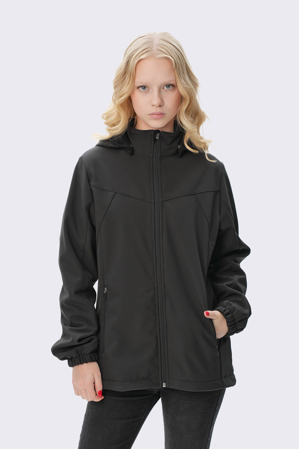 Куртка из софтшелла для девочки "Динамика" Слайд (2)