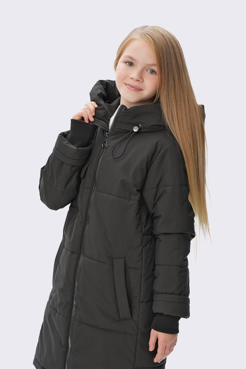 Пальто для девочки "Жемчуг" Слайд (2)