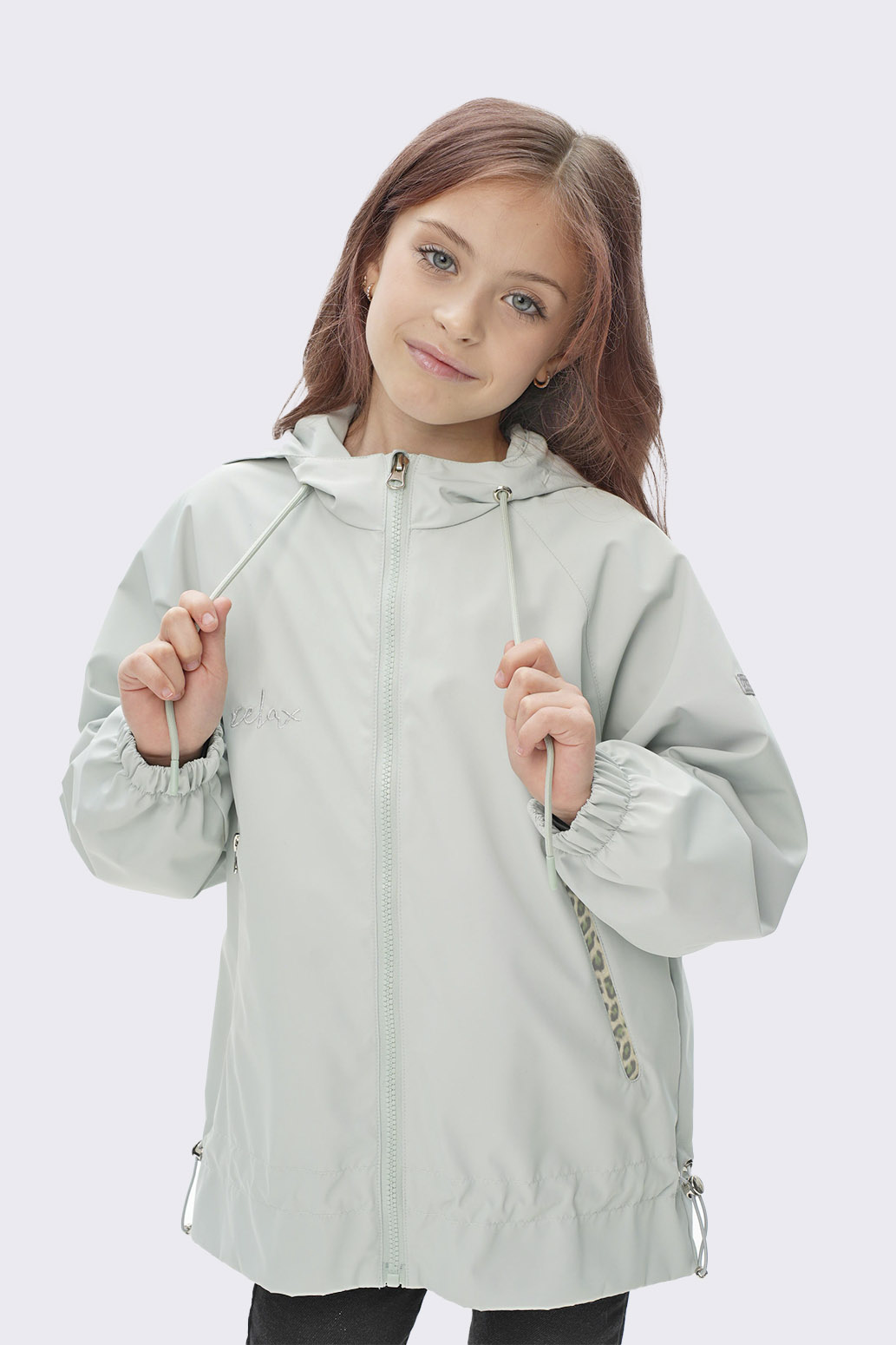 Ветровка для девочки на флисе "Ландыш" Слайд (2)