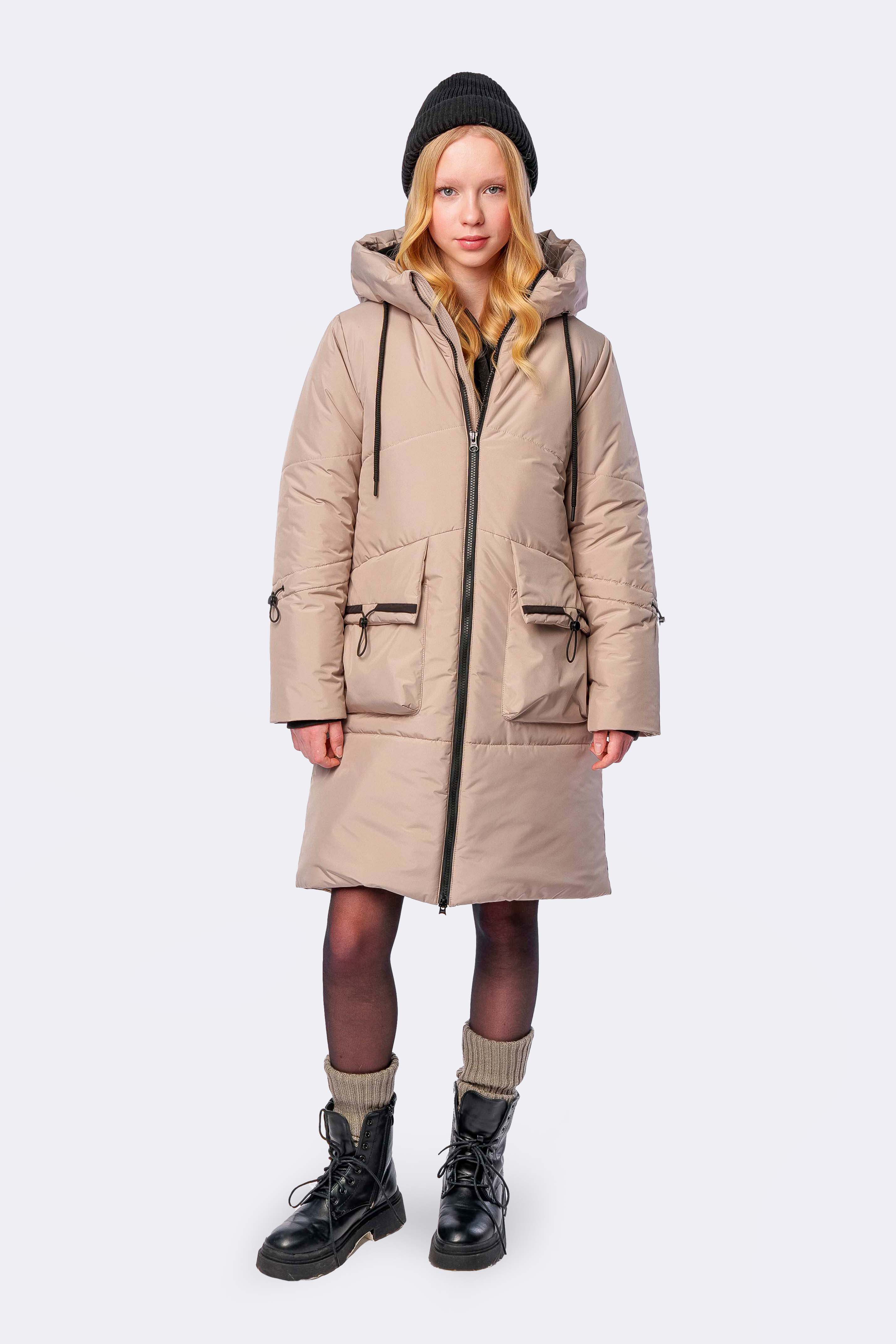 Пальто для девочки "Айвори"  Слайд (2)