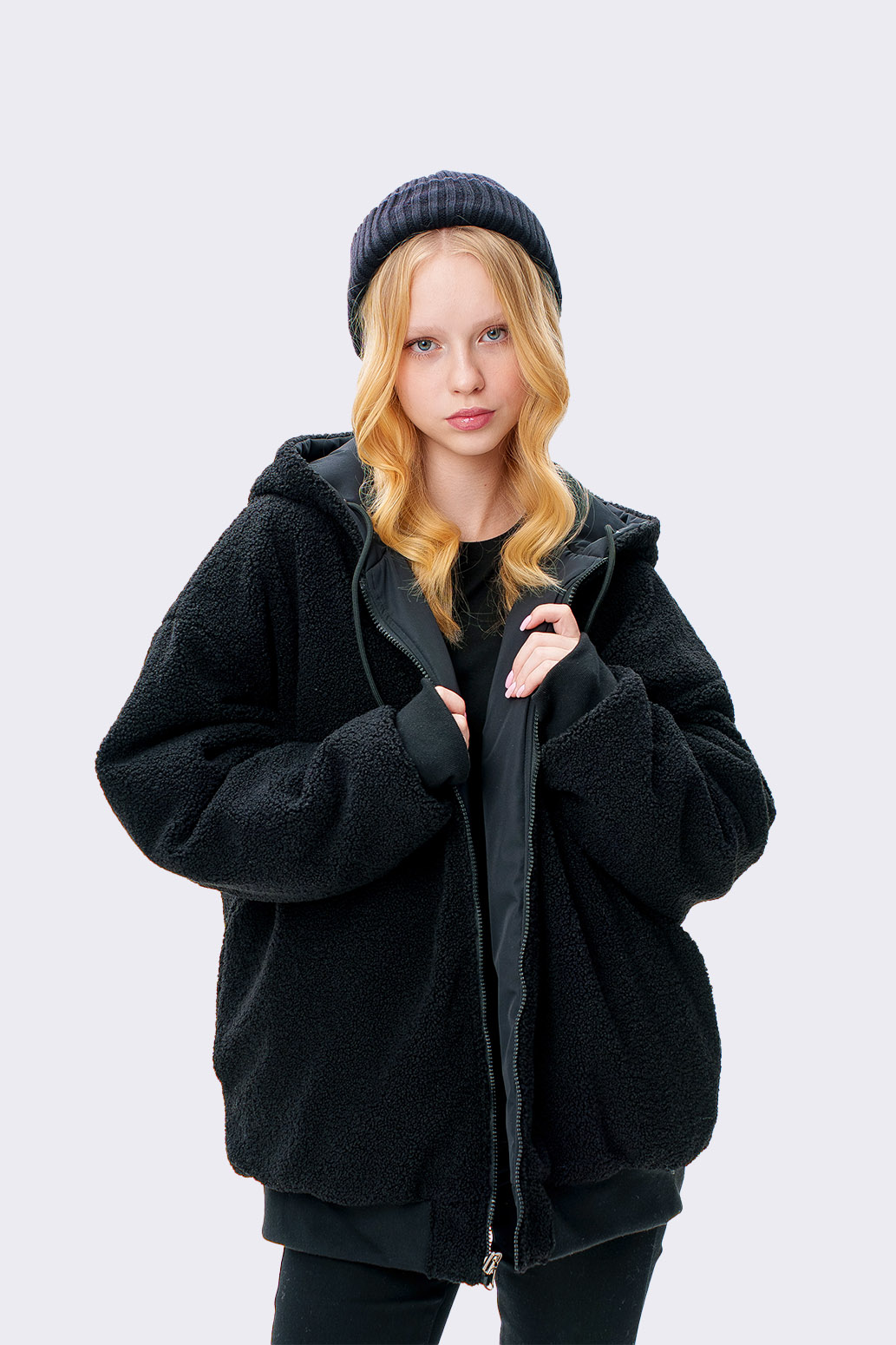 Бомбер для девочки двухсторонний "Джен" Слайд (1)