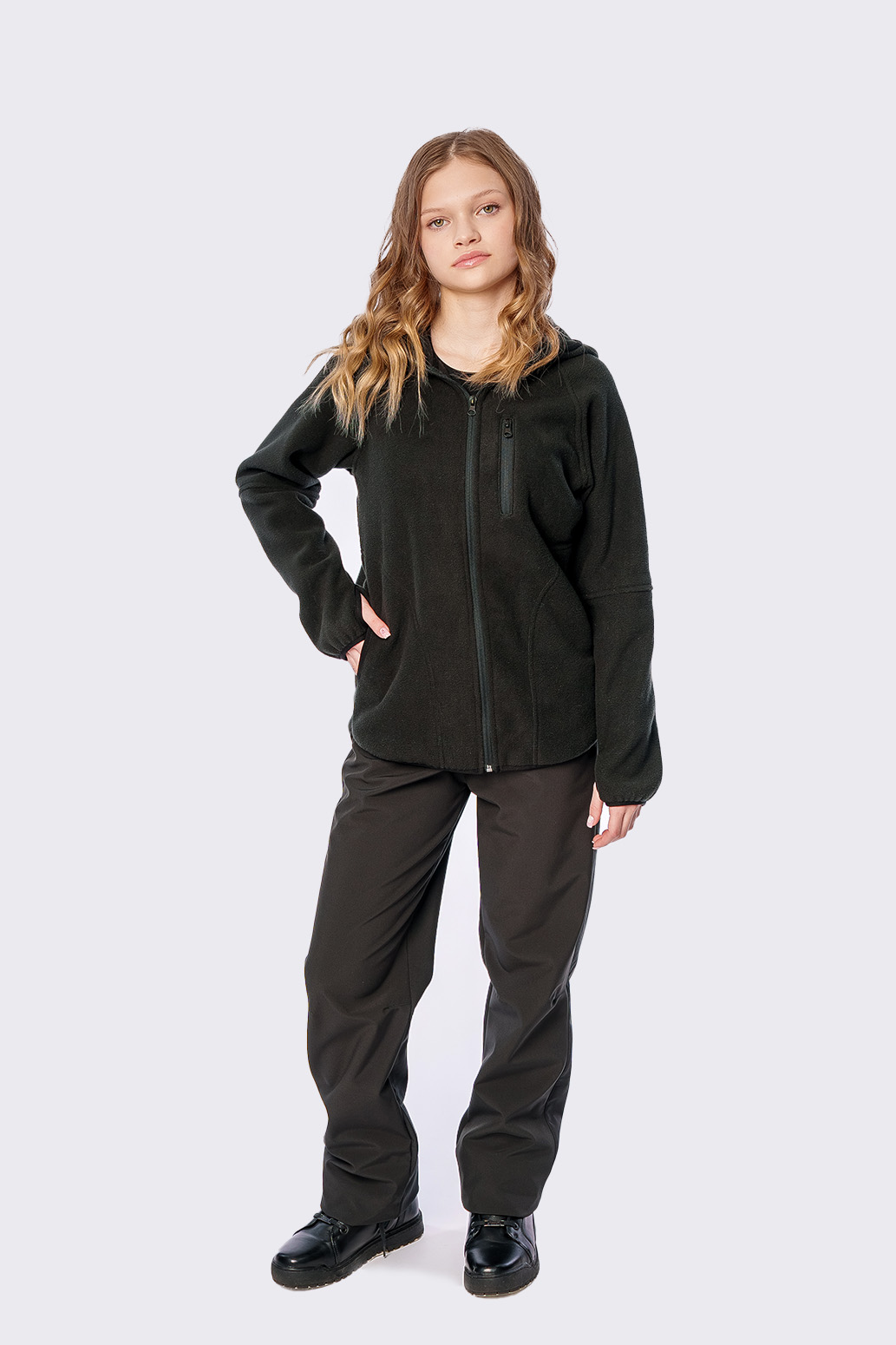 Кофта флисовая для девочки "Фора" 